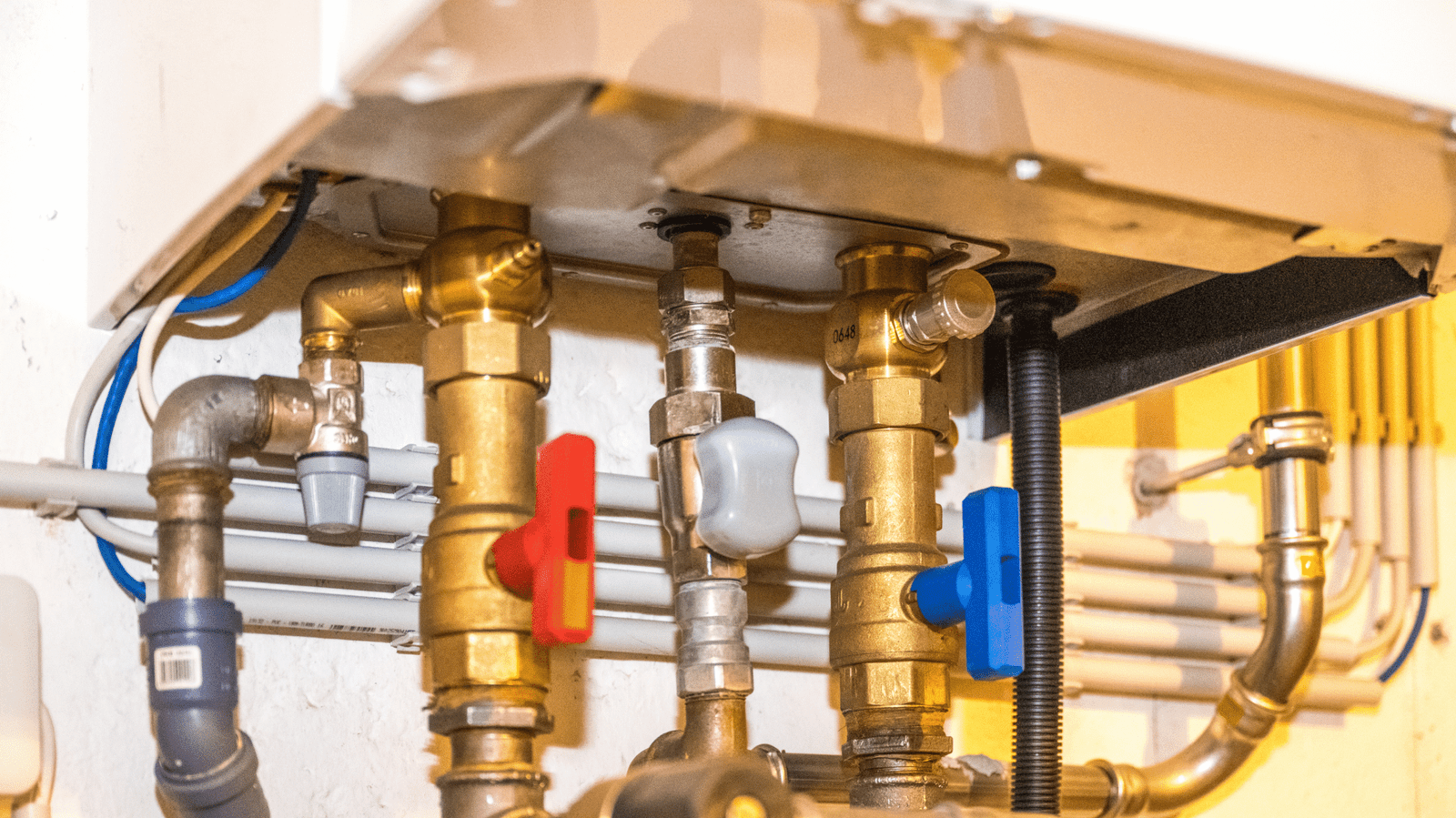 Gas fitting at Pro-Western Mechanical